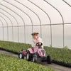 Trattore a pedali rosa Falk Country Star con rimorchio e Anteprima dell’immagine prodotto 6