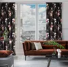 Vorhang KAREN schwarz rosa 140x270 cm  Kräuselband Produktbild-Vorschau 7