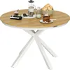 Outsunny Gartentisch Ø118cm, Wetterfest Balkontisch aus Produktbild-Vorschau 1