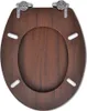 vidaXL Siège de toilette MDF Couvercle avec abaissement Voir les images du produit 13