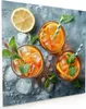 Küchenrückwand Spritzschutz Glas mit Motiv Sommerlicher Produktbild-Vorschau 1