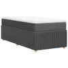 Boxspringbett mit Matratze Dunkelgrau 90x190 cm Stoff Produktbild-Vorschau 6