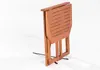 A folded wooden table on a white background. Produktbild-Vorschau