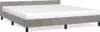 vidaXL Cadre de lit sans matelas gris clair 160x200 cm Voir les images du produit 1