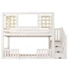 Flieks Etagenbett 90x200cm mit Treppe, Kinderbett Hausbett Produktbild-Vorschau 9