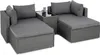 di volio Gartenmöbel-Set Alzano Grau/Grau, Terrassenmöbel Produktbild-Vorschau 1