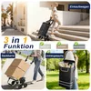 Chariot de courses pliable CEEDIR 56 L, chariot de Voir les images du produit 6