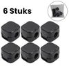 Kabelclips - 6 Stuks - Kabel Organiser - Zelfklevend met Productafbeelding-voorbeeld 3