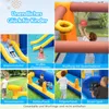 COSTWAY Hüpfburg mit Trocken-/Wasserrutsche, Bouncy Castle Produktbild-Vorschau 4