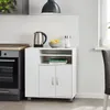 Küchenschrank Thekla Weiß 80x76x40 cm mit ausziehbarem Produktbild-Vorschau 2