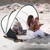 DERYAN Luxus Pop-Up-Strandzelt XXL - Anti-UV 50+ - Creme Produktbild-Vorschau 7