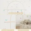 A collage of images showing a children's coat rack with a bear design. Náhled obrázku produktu