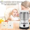 Zimilo Elektrische Kaffeemühle 200W, 300ml Edelstahl Produktbild-Vorschau 3