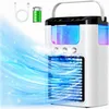 4-in-1 Mini Klimaanlage,RGB Luftkühler,Tragbare USB Produktbild-Vorschau 1