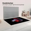 KitchenYeah© Herdabdeckplatte Fisch - Schwanz - Schwarz , Produktbild-Vorschau 3