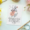Mr. & Mrs. Panda Postkarte Cello Witz Verdorben - Weiß - Produktbild-Vorschau 2