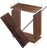Portabottiglie in legno KADAX, 52 x 25,5 x 52 cm, marrone, Anteprima dell’immagine prodotto 4