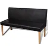 VidaXL Kunstledersofa Braune Lederbank, 1 Stück(e) Produktbild-Vorschau 1