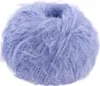 A ball of fluffy lilac and blue yarn. Produktbild-Vorschau