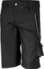 A close-up studio shot of black work shorts. Náhľad obrázku produktu