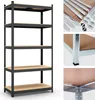 A multi-shelf storage unit is shown from the front, with close-up details of its construction on the right side. Produktbild-Vorschau