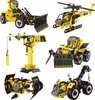 WOOPIE Baukasten-Set Baustellenfahrzeuge STEAM 6-in-1 223 Produktbild-Vorschau 2