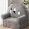 Sillón Reclinable Para Niños Gato 3 Niveles Gris 56x50cm Vista previa de la imagen del producto 4