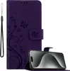 Cadorabo Hülle für Apple iPhone 15 PRO in FLORAL DUNKEL Produktbild-Vorschau 1
