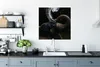 MuchoWow® Poster Elefant spuckt Wasser 75x75 cm - Wand Produktbild-Vorschau 3