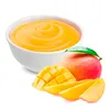A bowl of mango puree with fresh mangoes and mango slices. Podgląd zdjęcia produktu