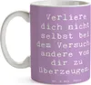 Mr. & Mrs. Panda Kaffeetasse Spruch Selbstzweifel vermeiden Produktbild-Vorschau 3