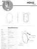 HOKO Badspiegel LED Anti-fog Wandspiegel Oval 60x100 cm+LED Produktbild-Vorschau 8