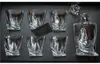 Whisky Set Bohemia Quadro Kristallglas Karaffe 850 ml und 6 Produktbild-Vorschau 6