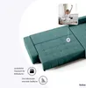 FEDVE Ecksofa Eckcouch DHAKA L Form Sofa mit Schlaffunktion Produktbild-Vorschau 5