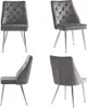 AIORBER Esszimmerstuhl, 4er-Set, Samt, silberne Produktbild-Vorschau 1