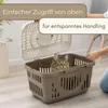 Transportbox Katze Hundetransportbox Oben Öffnen Produktbild-Vorschau 2