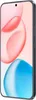 A smartphone with a dark gray frame and a colorful abstract wallpaper on its screen. Produktbild-Vorschau
