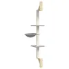 vidaXL Drapak z mocowaniem do ściany jasnoszary 142,5 cm Podgląd zdjęcia produktu 6