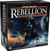 The image shows the box art for the board game Star Wars: Rebellion, featuring characters and spacecraft from the Star Wars universe. Produktbild-Vorschau