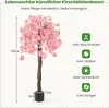 COSTWAY Sztuczne drzewo kwitnącej wiśni, 163 cm, sztuczne Podgląd zdjęcia produktu 3