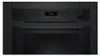 Siemens iQ300, Einbau-Backofen mit Dampfunterstützung, 60 x 60 cm, Deep black inox HR232GEB3 Frontansicht geschlossen Einbau Anteprima dell’immagine prodotto