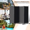 Jopassy Paravent auf Rollen 4 teilig Anthrazit 228x181 cm Produktbild-Vorschau 6