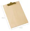CLIPBOARD blocco di scrittura in legno A4 con clip dorata Anteprima dell’immagine prodotto 7
