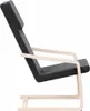 relaxační křeslo vidaXL Black Fabric Náhled obrázku produktu 5