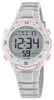 Calypso Digital Crush Kinderuhr Quarz Silikonband beige Produktbild-Vorschau 2