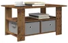 vidaXL Table basse en bois recyclé, 77 x 55 x 42 cm, Voir les images du produit 3