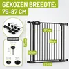 Türschutzgitter Merle 79-87 cm  (FlatStep - Schwarz) Productafbeelding-voorbeeld 2