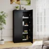 COSTWAY, armoire haute à 4 étagères, meuble de rangement Voir les images du produit 8