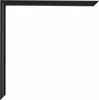 A black picture frame corner on a white background. Produktbild-Vorschau