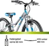 Galano GA20 Jugendfahrrad 24 Zoll Mountainbike ab 8 Jahre Produktbild-Vorschau 7